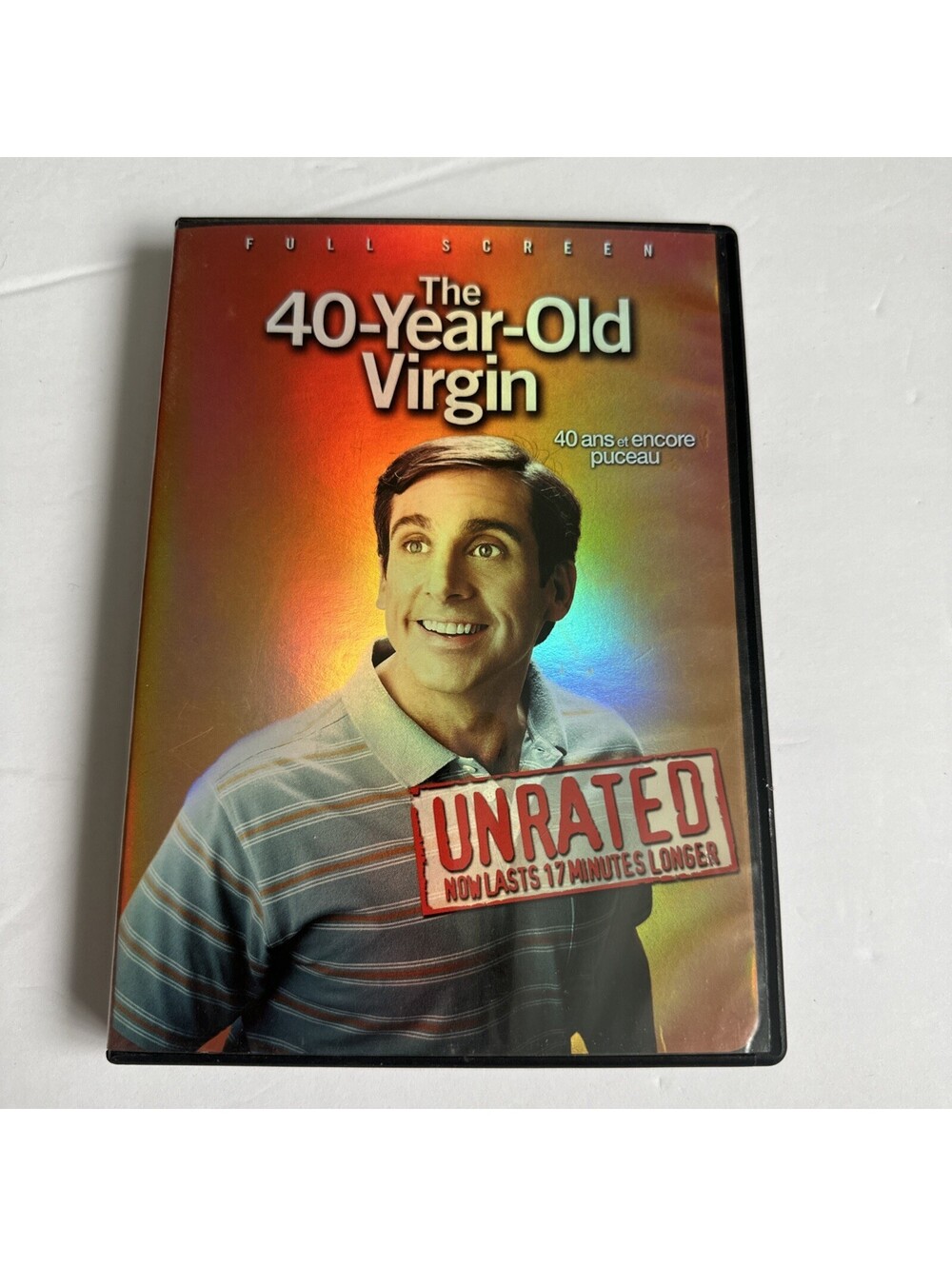 The 40-Year-Old Virgin (DVD, 2005, Full Frame Unrated)